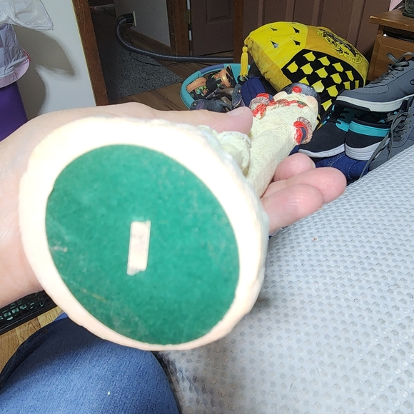 WINDSOR EUC 12" SNOWMAN SHOVEL SAND CASTLE CHRISTMAS STANDING FIGURINE - Picture 5 of 6